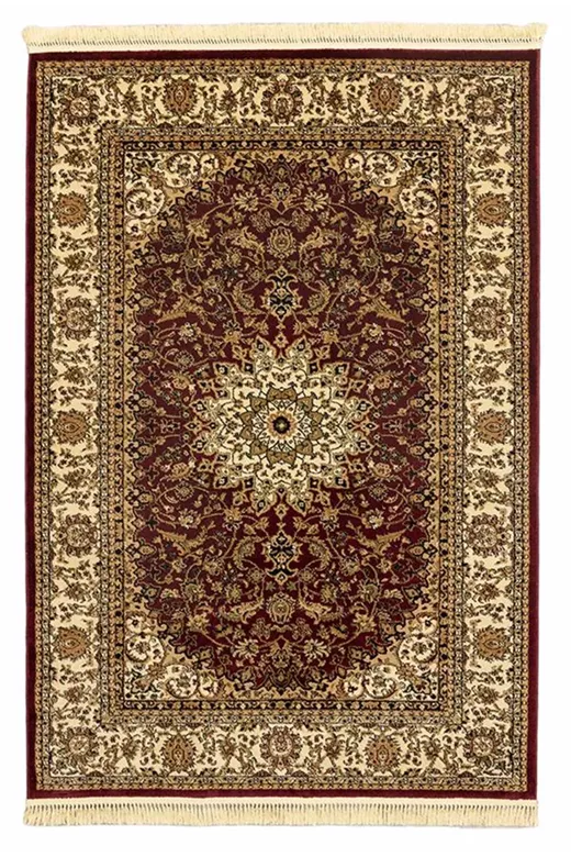 ΧΑΛΙ PERSIA 1019 BURGUNDY ΜΕ ΚΡΟΣΣΙ - 080X150  NewPlan