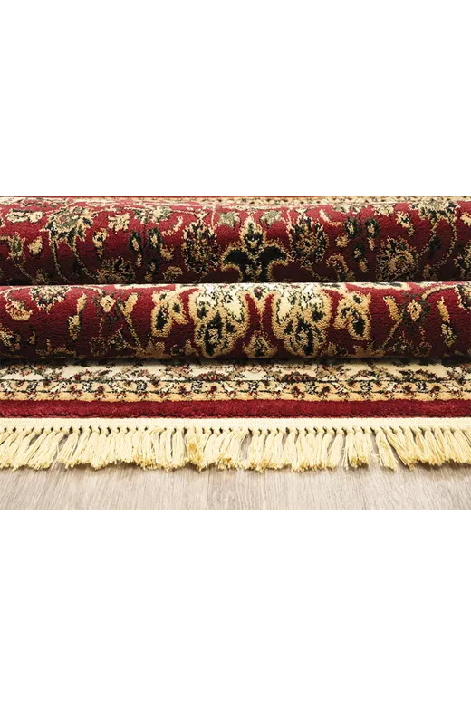 ΧΑΛΙ PERSIA 1019 BURGUNDY ΜΕ ΚΡΟΣΣΙ - 080X150  NewPlan