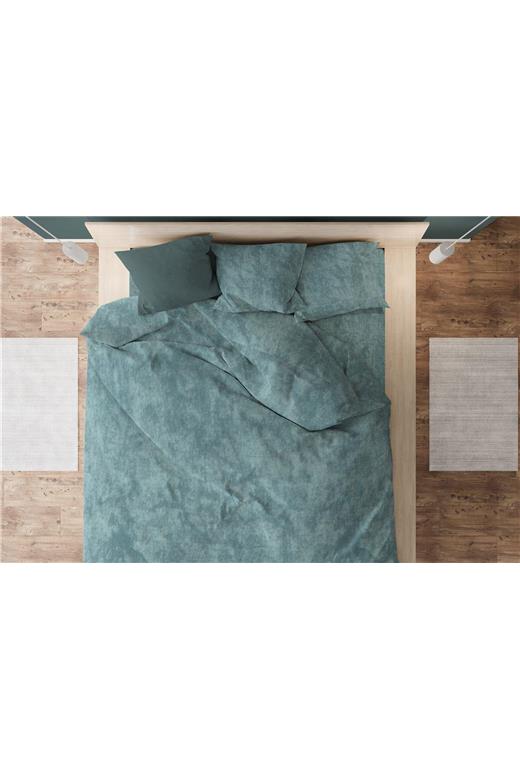 ΠΑΠΛΩΜΑΤΟΘΗΚΗ Premium Shadow 616 220X240 Petrol 100% Cotton