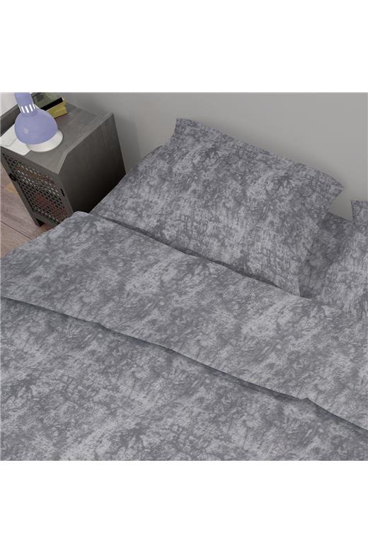 Σεντόνι 1 τεμ Premium Shadow 613 160X240 Dark Grey 100% Cotton