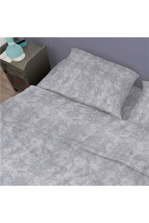 Σεντόνια Σετ 2 τεμ Premium Shadow 621 160X240 Light Grey 100% Cotton