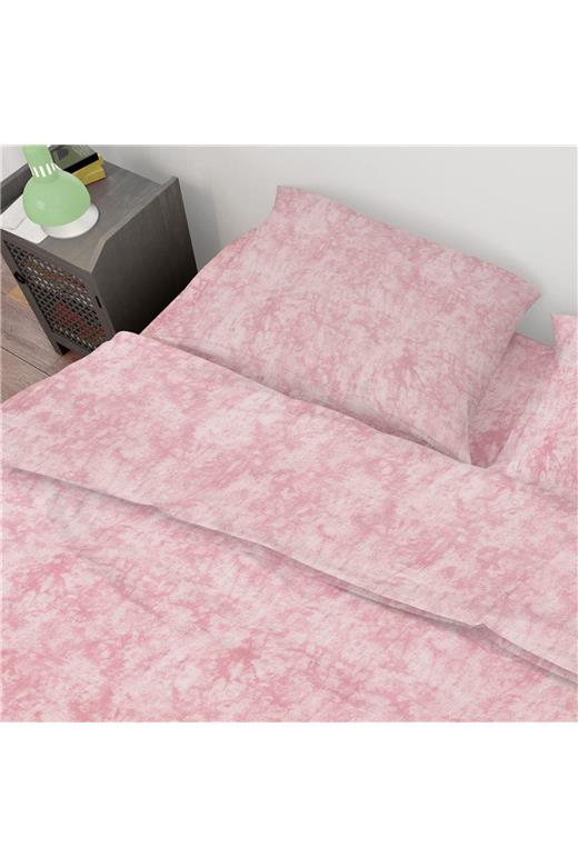 Σεντόνια Σετ 3 τεμ Premium Shadow 617 160X240 Pink 100% Cotton