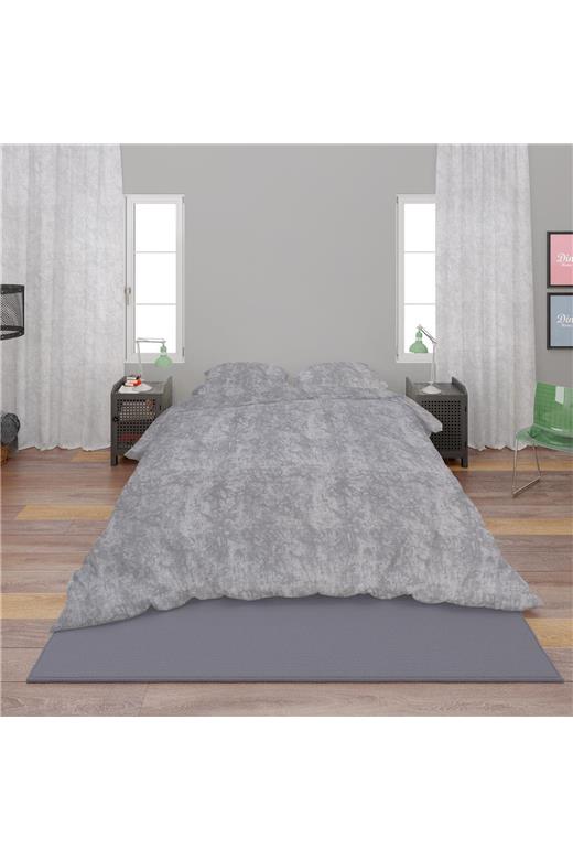 Σεντόνια Σετ 4 τεμ Premium Shadow 613 240X270 Dark Grey 100% Cotton