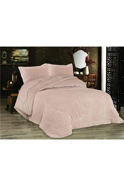 Κουβερτοπάπλωμα Popcorn Fleece 700 gsm 1950 Mocha 160X220 100% Polyester