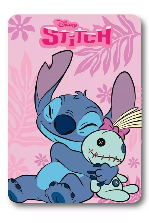 Κουβέρτα Fleece Disney Home Stitch 25 100X140 Pink 100% Polyester