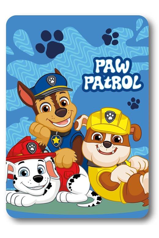 Κουβέρτα Fleece Nickelodeon Paw Patrol 62 100X140 Blue 100% Polyester