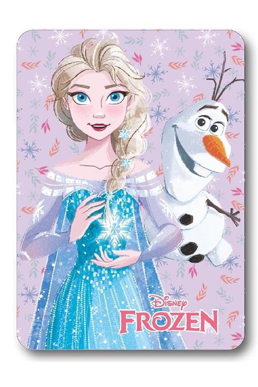 Κουβέρτα Fleece Disney Home Frozen 01 100X140 Lilac 100% Polyester