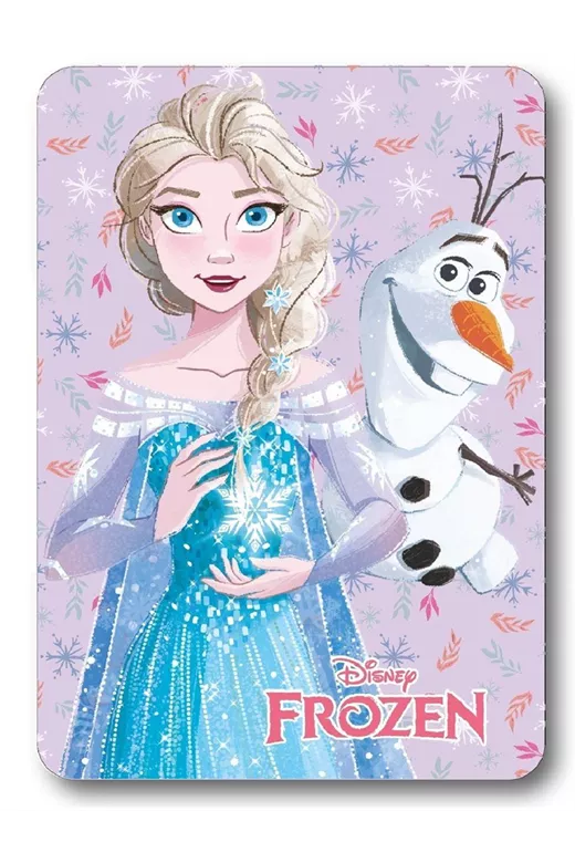 Κουβέρτα Fleece Disney Home Frozen 01 100X140 Lilac 100% Polyester
