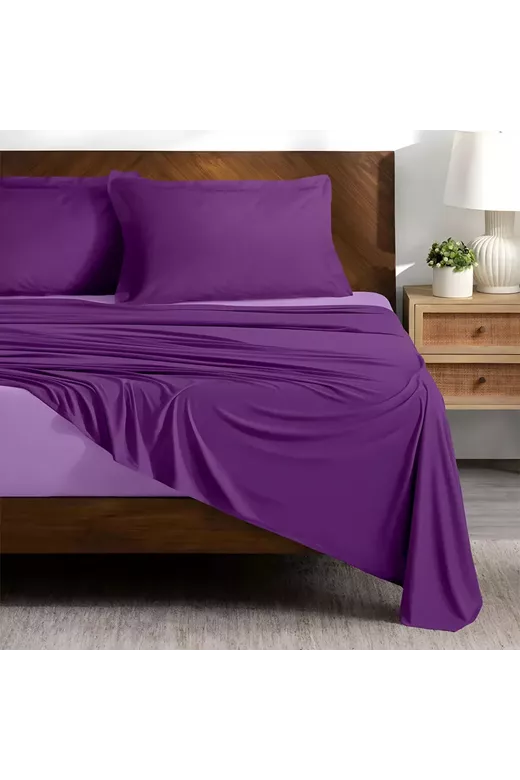 LINO ΣΕΤ ΣΕΝΤΟΝΙΑ DOBLE LILAC-MAUVE 240X260