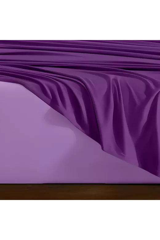 LINO ΣΕΤ ΣΕΝΤΟΝΙΑ DOBLE LILAC-MAUVE 240X260