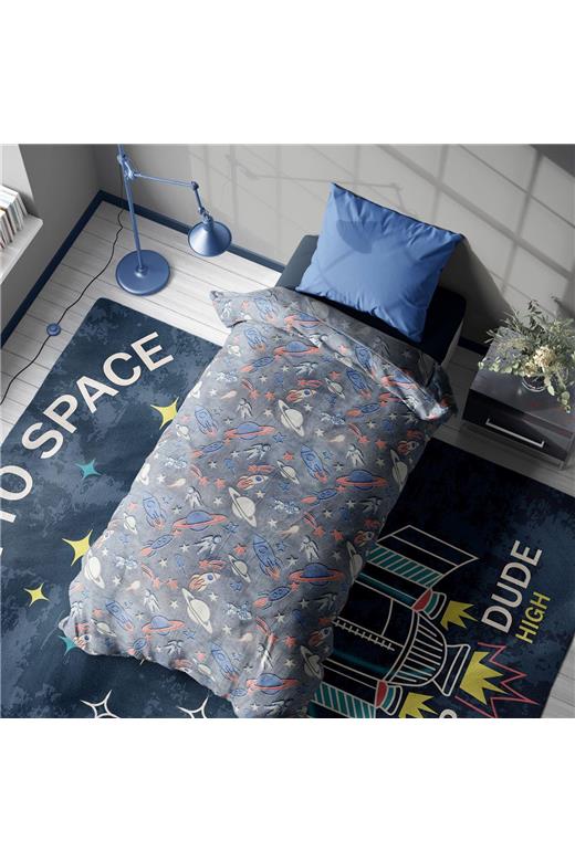 Κουβέρτα Fleece φωσφορίζουσα Galaxy 160X220 100% Polyester