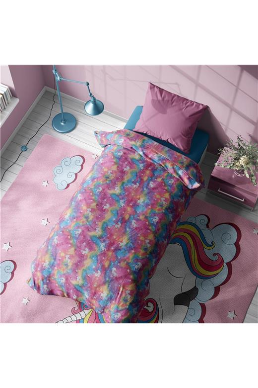 Κουβέρτα Fleece φωσφορίζουσα Unicorn 160X220 100% Polyester