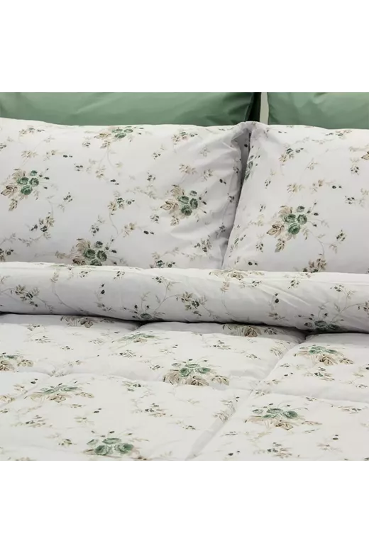 LINO ΣΕΤ ΠΑΠΛΩΜΑΤΟΘΗΚΗ ROSALIE GREEN 220Χ240