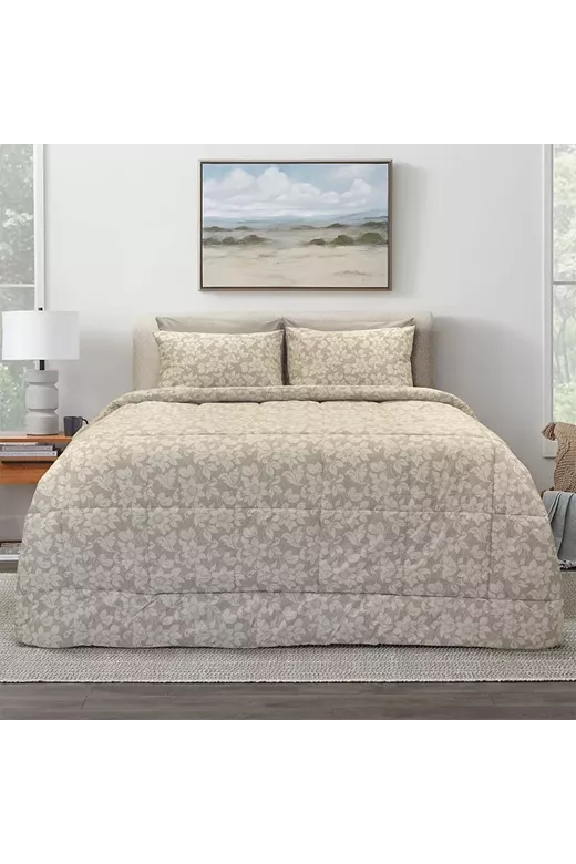 LINO ΣΕΤ ΣΕΝΤΟΝΙΑ GARDENIA ECRU 105X200+30