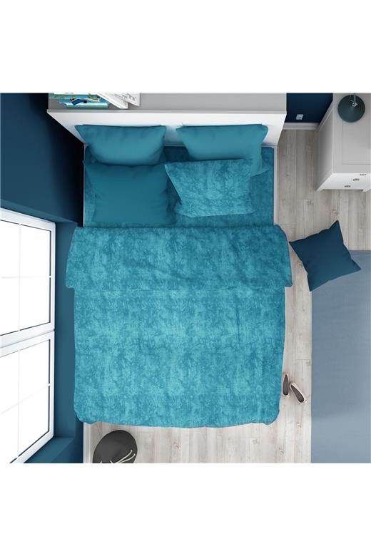 Παπλωματοθήκη Premium Shadow 620 160X240 Turquoise 100% Cotton