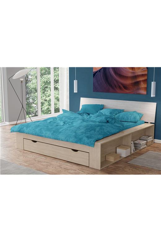 Σεντόνι 1 τεμ Premium Shadow 620 240X270 Turquoise 100% Cotton