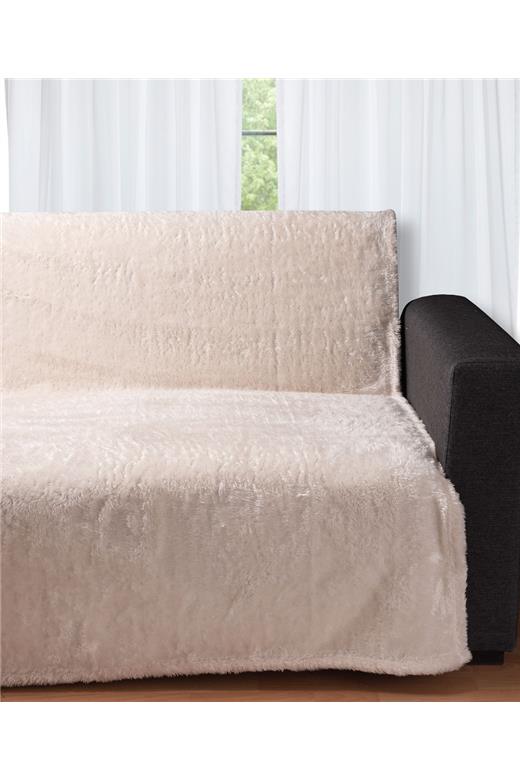 Διακοσμητικό fleece ριχτάρι 029 (150cm x 200cm) nature