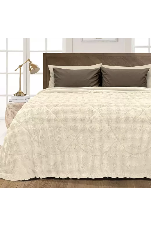 LINO ΚΟΥΒΕΡΤΟΠΑΠΛΩΜΑ CONILIO ECRU 220X240