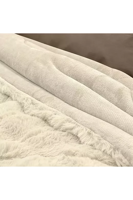 LINO ΚΟΥΒΕΡΤΟΠΑΠΛΩΜΑ CONILIO ECRU 160X220