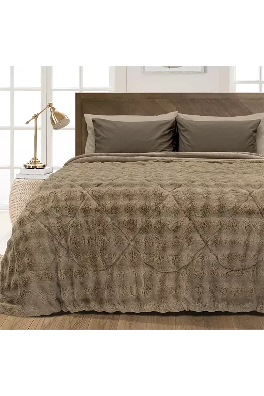 LINO ΚΟΥΒΕΡΤΟΠΑΠΛΩΜΑ CONILIO BEIGE 160X220