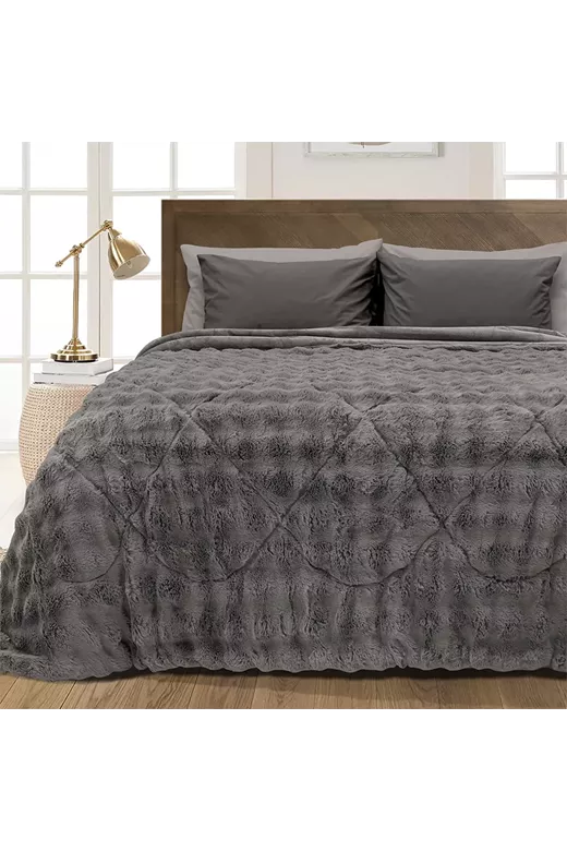 LINO ΚΟΥΒΕΡΤΟΠΑΠΛΩΜΑ CONILIO DGREY 160X220