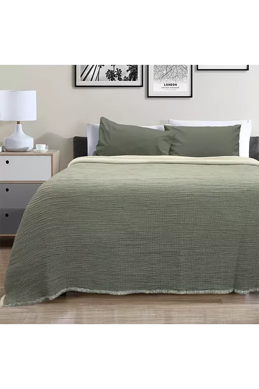 LINO ΚΟΥΒΕΡΤΑ LASY KHAKI 230X240
