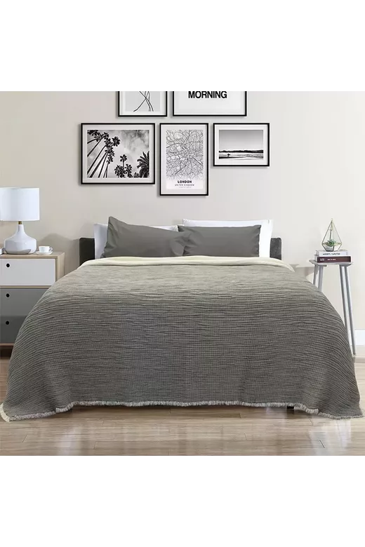 LINO ΚΟΥΒΕΡΤΑ LASY GREY  230X240