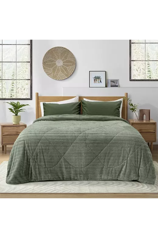 LINO ΚΟΥΒΕΡΤΟΠΑΠΛΩΜΑ STACY KHAKI 220X240