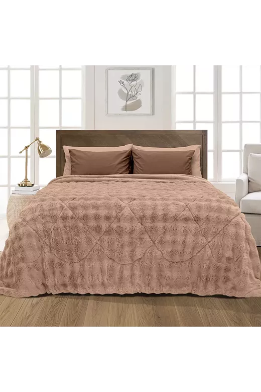 LINO ΚΟΥΒΕΡΤΟΠΑΠΛΩΜΑ CONILIO OLD PINK 160X220
