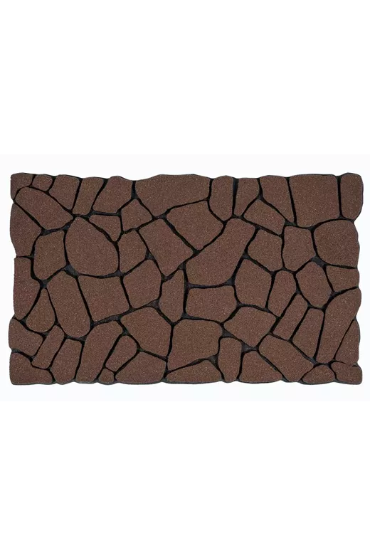 Sdim Αντιολισθητικό Πατάκι Εισόδου Ecomat 012 Brown Cleanscrape Flagstone 45x75εκ.