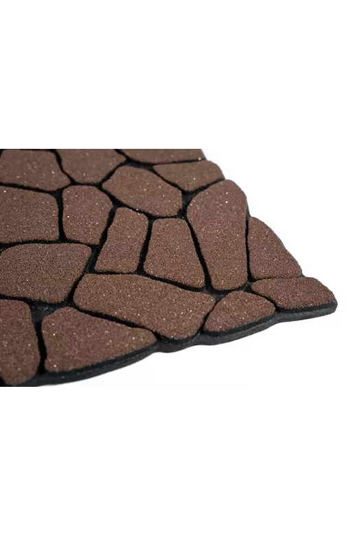 Sdim Αντιολισθητικό Πατάκι Εισόδου Ecomat 012 Brown Cleanscrape Flagstone 45x75εκ.