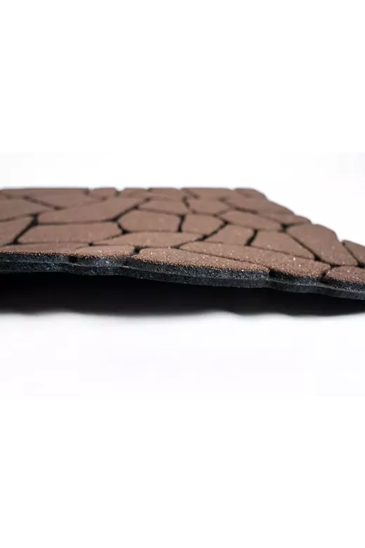 Sdim Αντιολισθητικό Πατάκι Εισόδου Ecomat 012 Brown Cleanscrape Flagstone 45x75εκ.