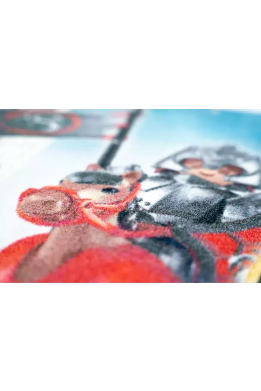 Sdim Πατάκι Εισόδου Playmobil Μοκέτα με Αντιολισθητικό Υπόστρωμα Deco 010 Knights 50x80εκ. Πάχους 6mm