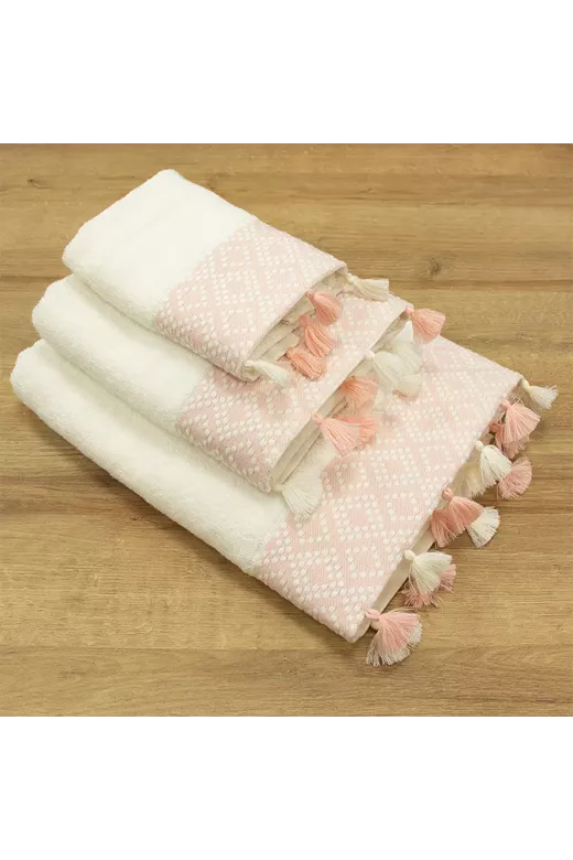 LINO ΣΕΤ ΠΕΤΣΕΤΕΣ TULLE  BEIGE 3ΤΜΧ
