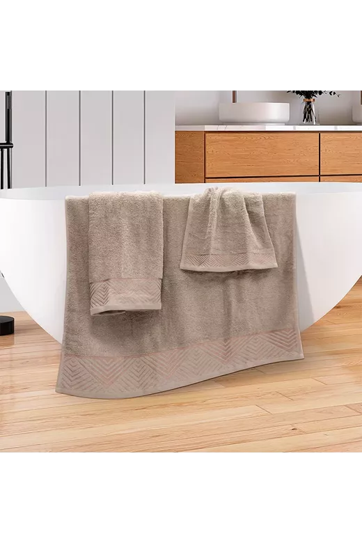 LINO ΣΕΤ ΠΕΤΣΕΤΕΣ LORAF BEIGE 3ΤΜΧ