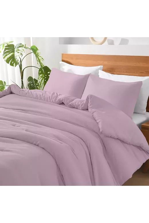 LINO ΣΕΝΤΟΝΙ BASICO LILAC 180X200+30