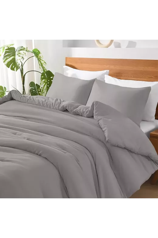 LINO ΣΕΝΤΟΝΙ BASICO GREY 160X200+30