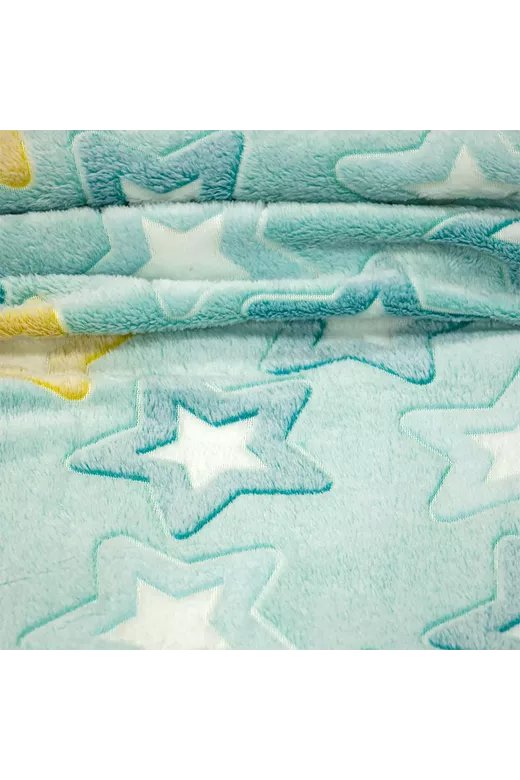 LINO ΚΟΥΒΕΡΤΑ FLEECE ΦΩΣΦΟΡΙΖΕ STER MINT 110X150