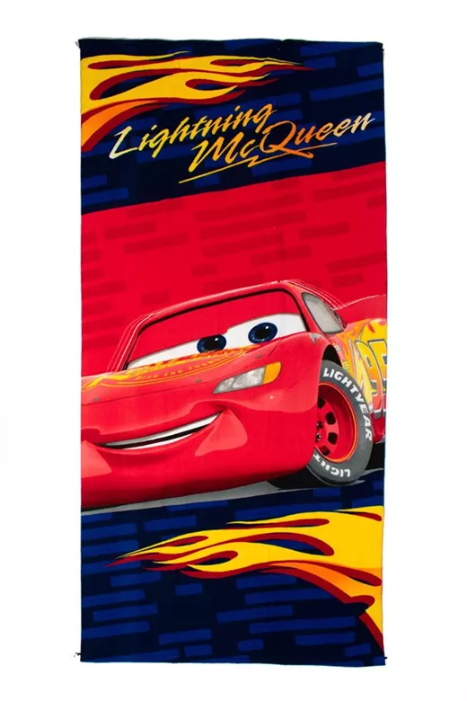 Πετσέτα Θαλάσσης Quick Dry Disney Home Cars 841 70X140 Blue 100% Microfiber
