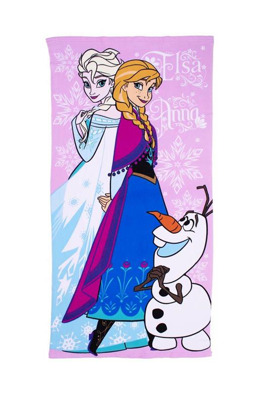 Πετσέτα Θαλάσσης Quick Dry Disney Home Frozen 28 70X140 Pink 100% Microfiber