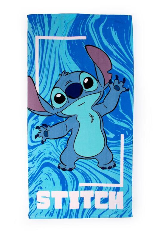 Πετσέτα Θαλάσσης Quick Dry Disney Home Lilo & Stitch 88 70X140 Blue 100% Microfiber