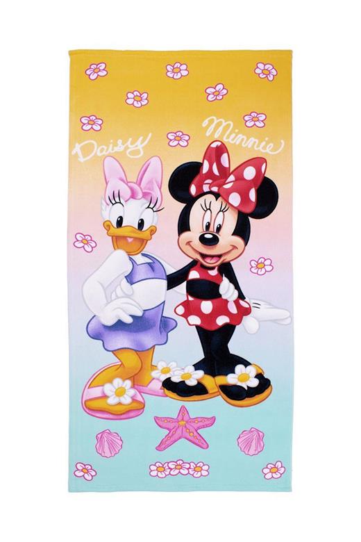 Πετσέτα Θαλάσσης Quick Dry Disney Home Minnie & Daisy 22 70X140 Pink 100% Microfiber