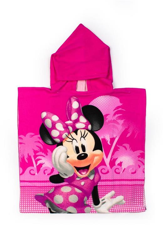 Πόντσο Θαλάσσης Quick Dry Disney Home Minnie 05 50X100 Fuchsia 100% Microfiber