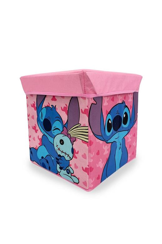 Κουτί-Σκαμπό Disney Home Lilo & Stitch 13 30X30X30 Pink 100% Polyester