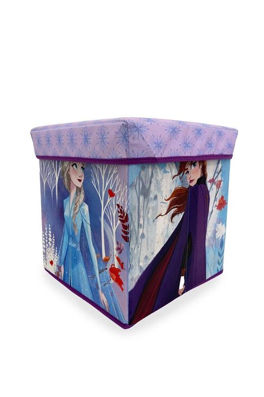 Κουτί-Σκαμπό Disney Home Frozen 12 30X30X30 Lilac 100% Polyester