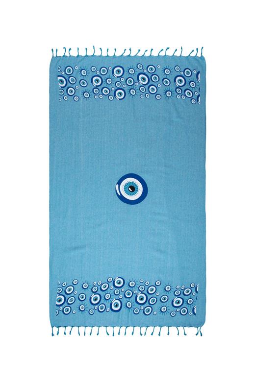 Pestemal nkp544 (90cm x 180cm) τυρκουάζ
