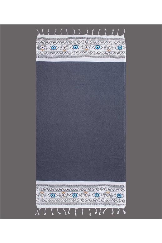 Pestemal nkp554 (90cm x 180cm) μπλέ 