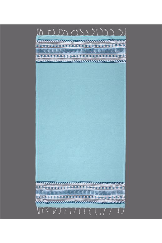 Pestemal nkp555 (90cm x 180cm) σιέλ