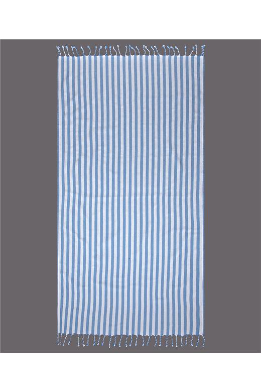 Pestemal nkp666 (90cm x 180cm) μπλέ ροαγιάλ