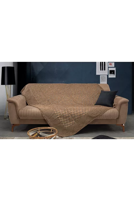 Ριχτάρι Τριθέσιου (180X300) Mcdecor 174 Λαδί - MCDECOR